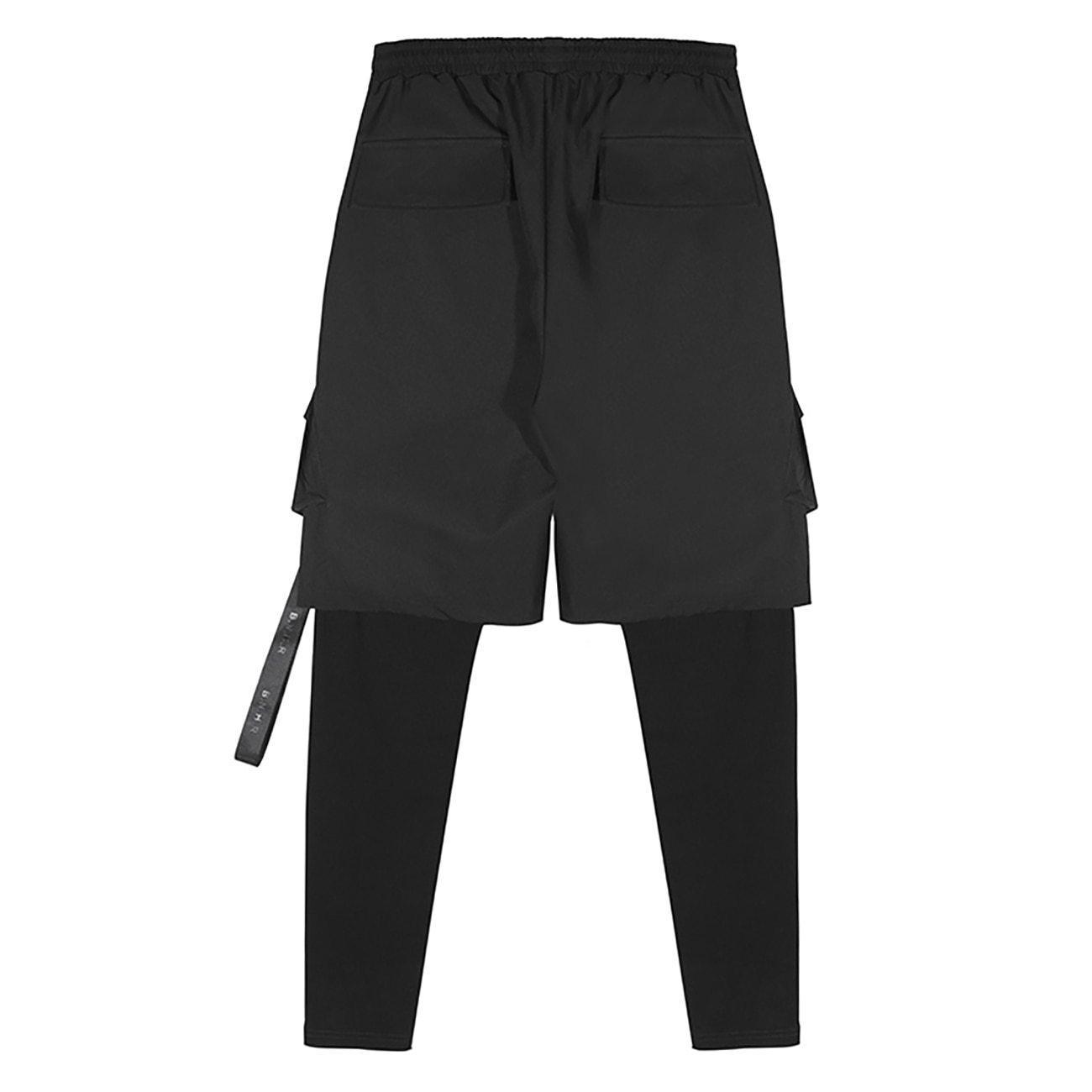 Techwear Cargo Pants - Faux Two Piece "Hirako" - TECHWEAR STORM™