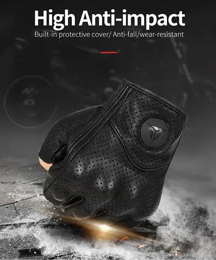some details of the Techwear Fingerless Gloves "Kitaka"