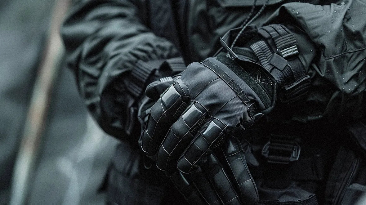 a pair of techwear gloves