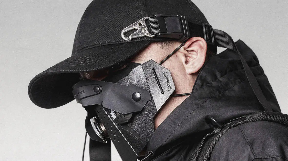 Techwear hat collection overview, multiple styles and silhouettes