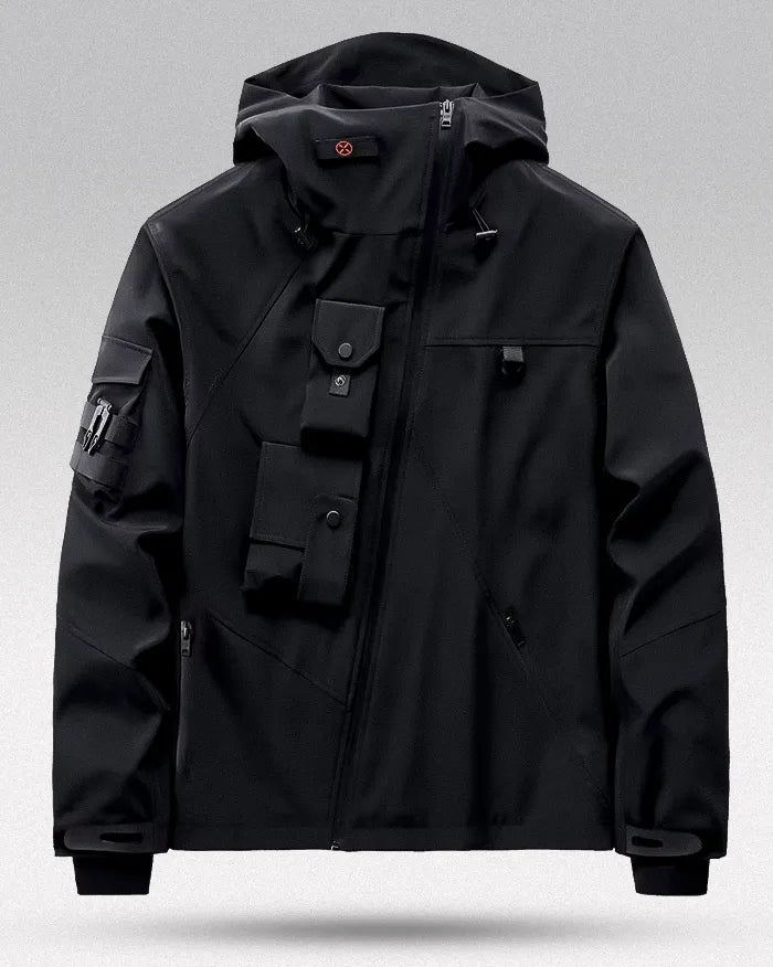 Techwear jacket black ’Bashiri’ - TECHWEAR STORM™