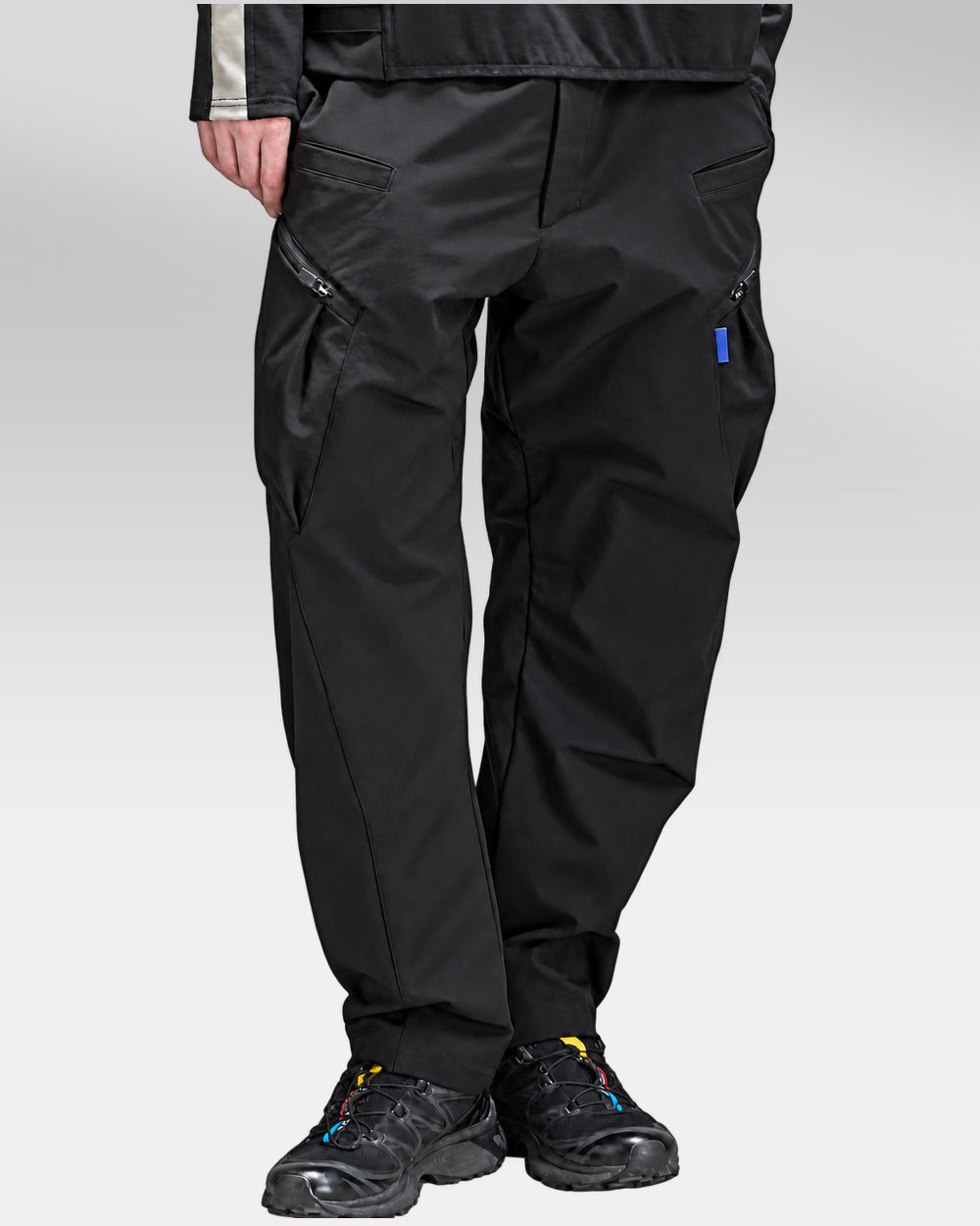Techwear Pants "Fuki" in black, view 3
