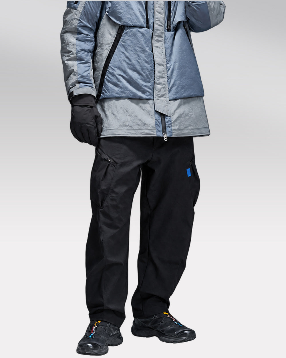 Techwear Pants "Fuki" in black, view 9