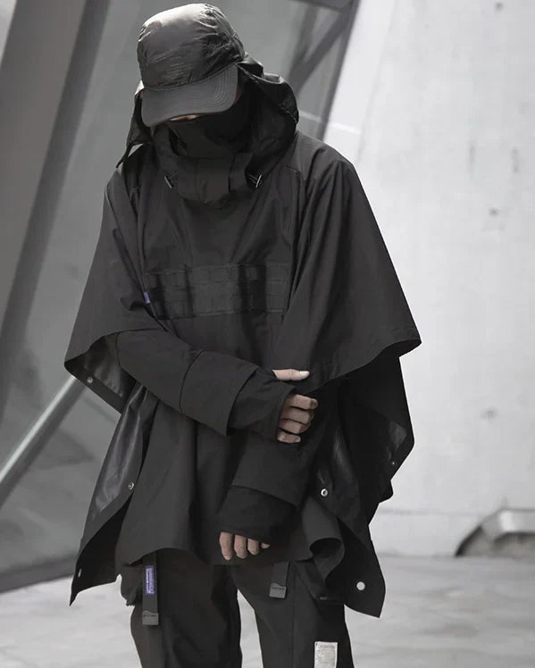 Techwear Poncho "Mura"