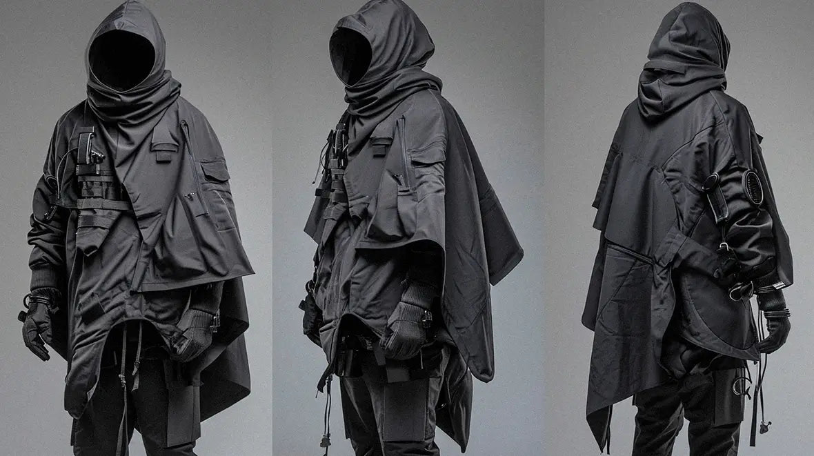 techwear storm poncho