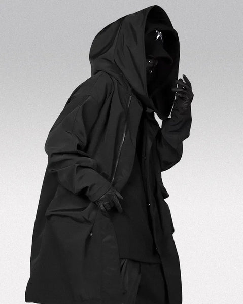 Techwear trench coat 