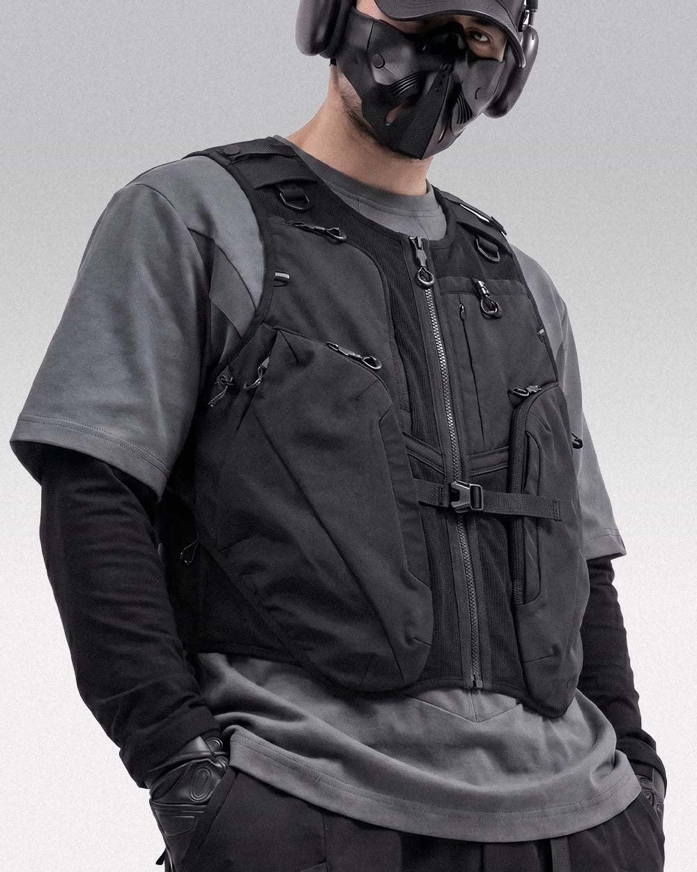 Techwear Vest ’Hioki’ - black / M