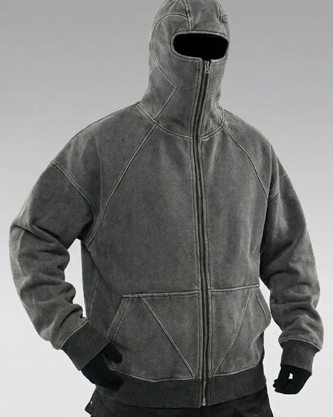 トップス 1990s High Techno Wear cyber zip hoodie Cyber hoodie | Techwear