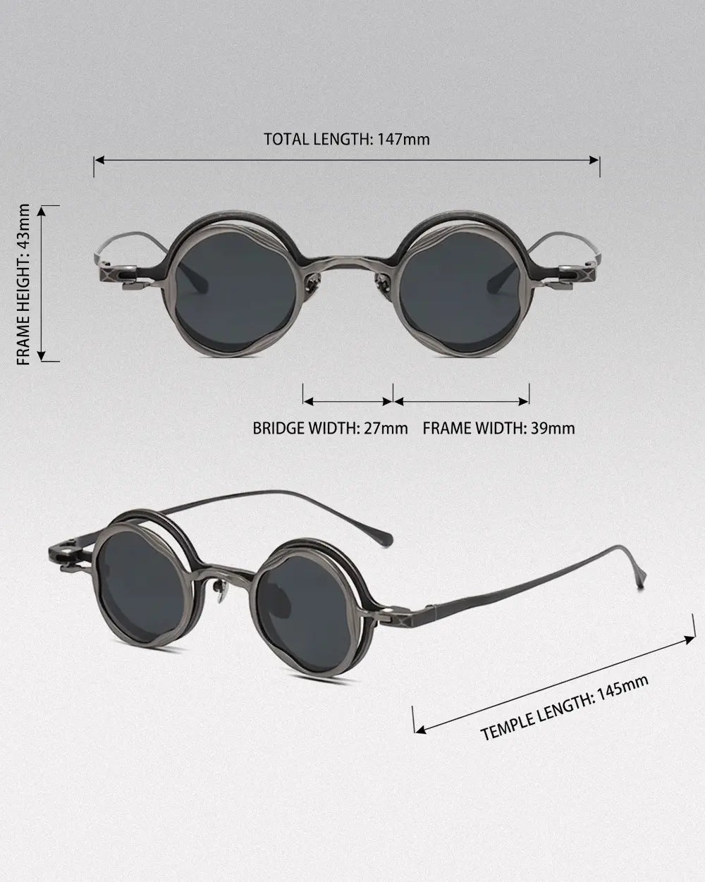 Titanium Sunglasses ’Specta’