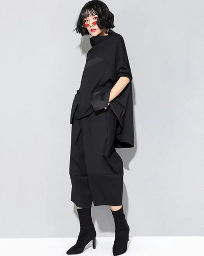 Trendy wide leg pants ’Yoki’ - TECHWEAR STORM™