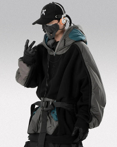 Turtleneck Hoodie ’Ota’ - TECHWEAR STORM™