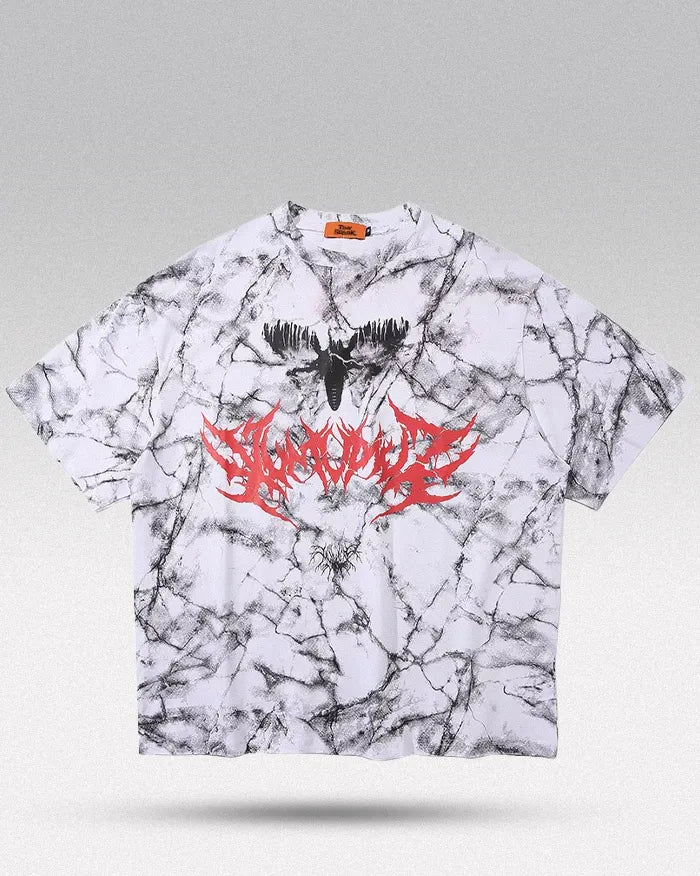 "Urahara" Oversized T-Shirt white color