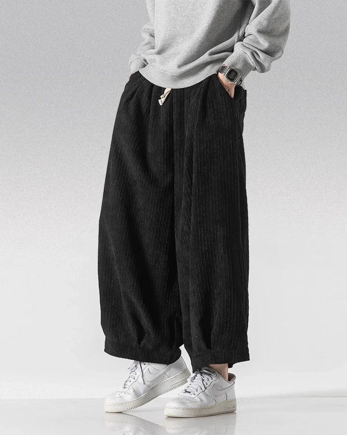 Velvet hakama pants ’Asahi’ - TECHWEAR STORM™