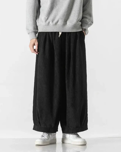Velvet hakama pants ’Asahi’ - TECHWEAR STORM™