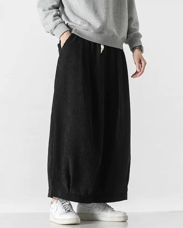 Velvet hakama pants ’Asahi’ - TECHWEAR STORM™