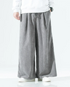 Velvet wide leg japanese pants ’Shiko’ - TECHWEAR STORM™