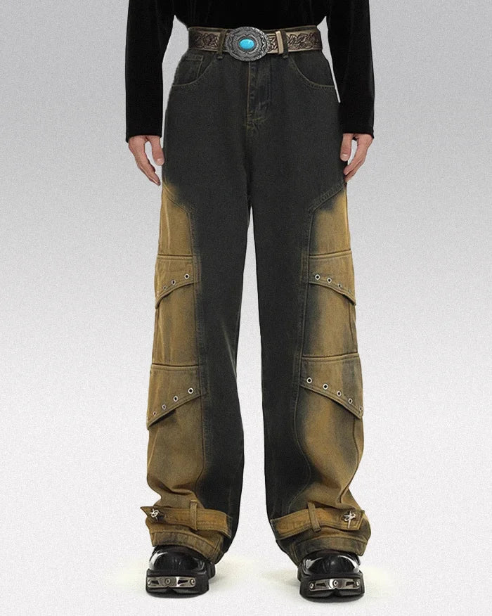 Vintage jeans Y2k ’Kuji’ - TECHWEAR STORM™