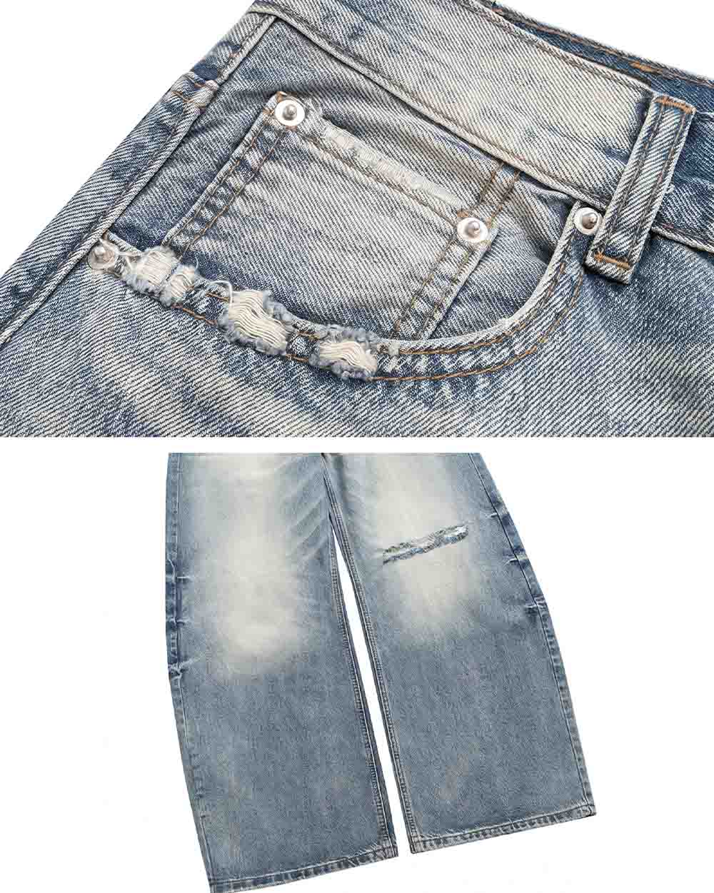 Washed jeans ’Makura’