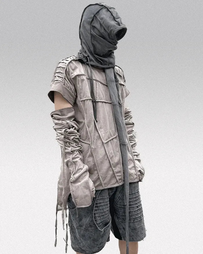 Wasteland T-shirt Removable Sleeves ’Kazuno’ - TECHWEAR