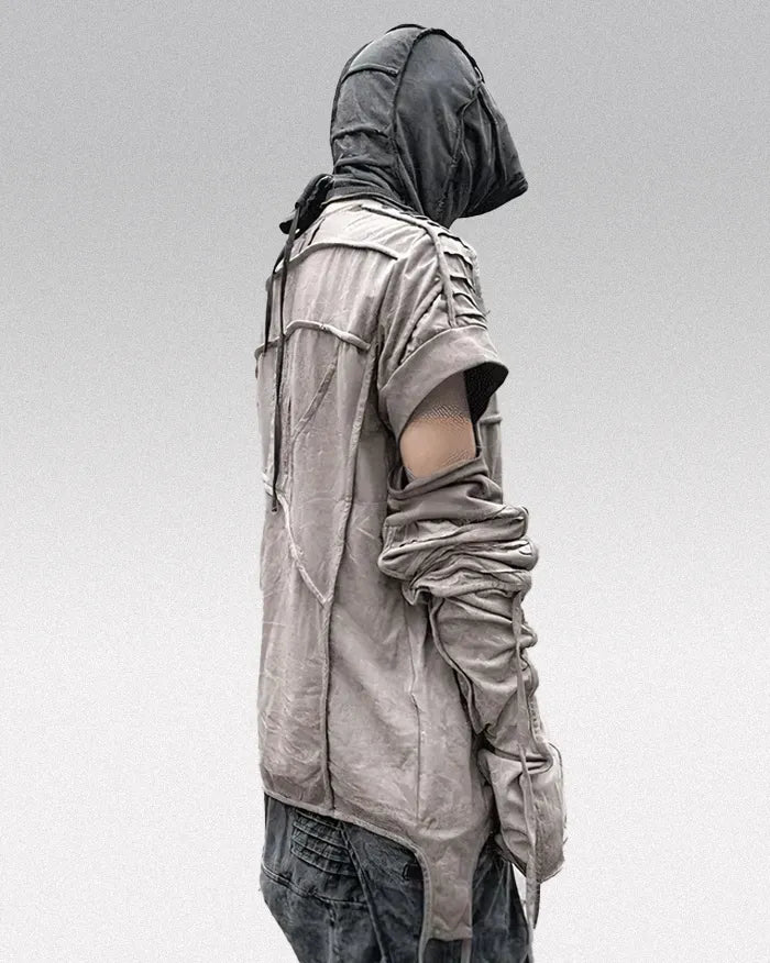 Wasteland T-shirt Removable Sleeves ’Kazuno’ - TECHWEAR