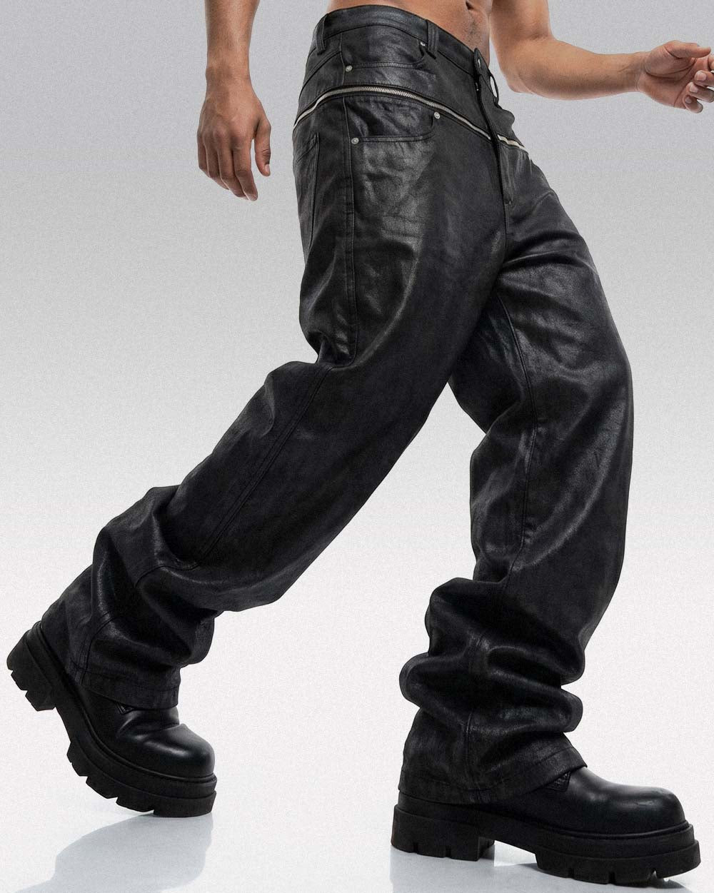 Wax coated pants ’Itoshima’