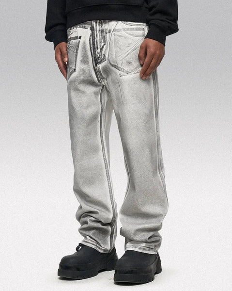 パンツ Waxed coating baggy denim pants archive Wax Coated Baggy Jeans – Copping Zone