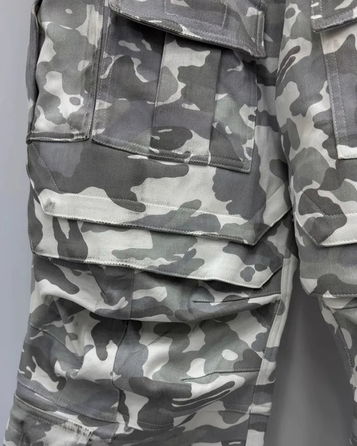 White Camo baggy pants ’Yashu’