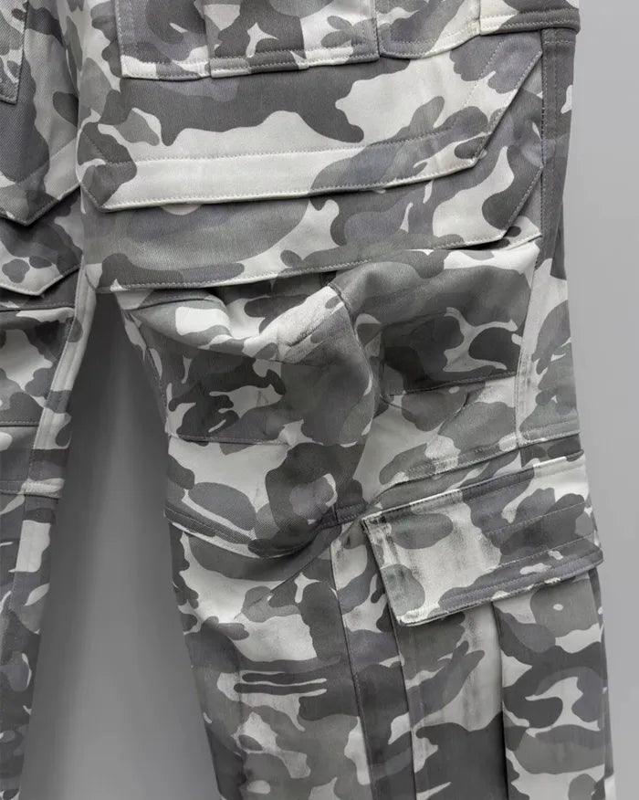 White Camo baggy pants ’Yashu’