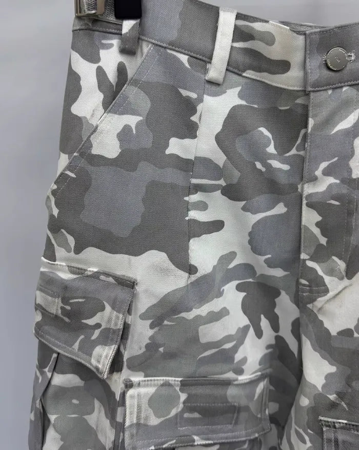 White Camo baggy pants ’Yashu’