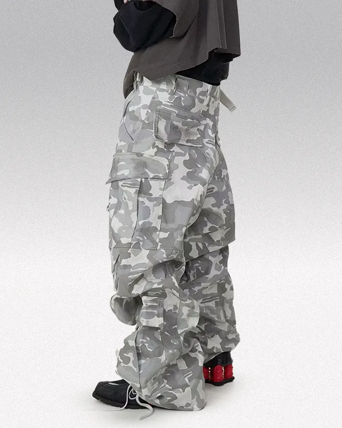 White Camo baggy pants ’Yashu’