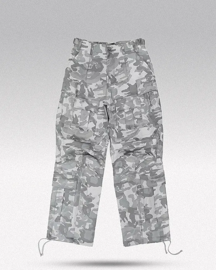 White Camo baggy pants ’Yashu’