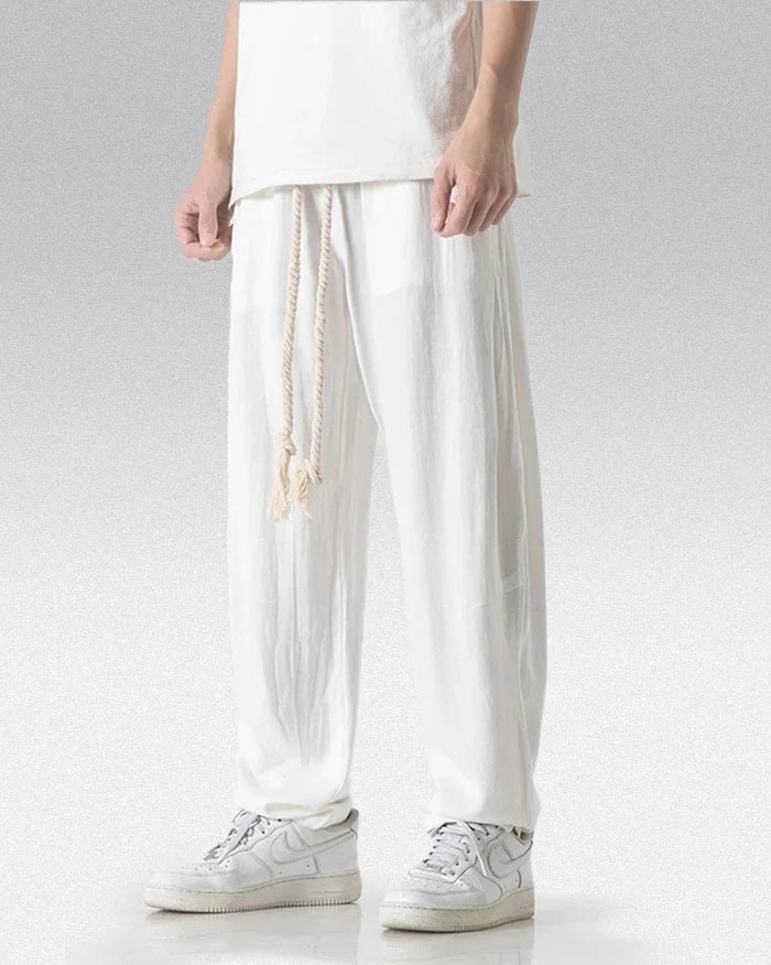 White harem pants ’Mino’ - TECHWEAR STORM™