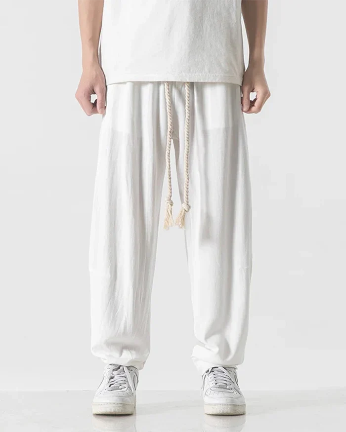 White harem pants ’Mino’ - TECHWEAR STORM™