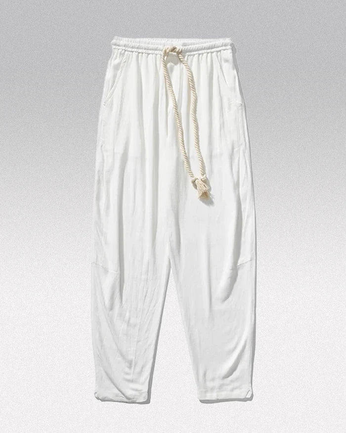 White harem pants ’Mino’ - TECHWEAR STORM™