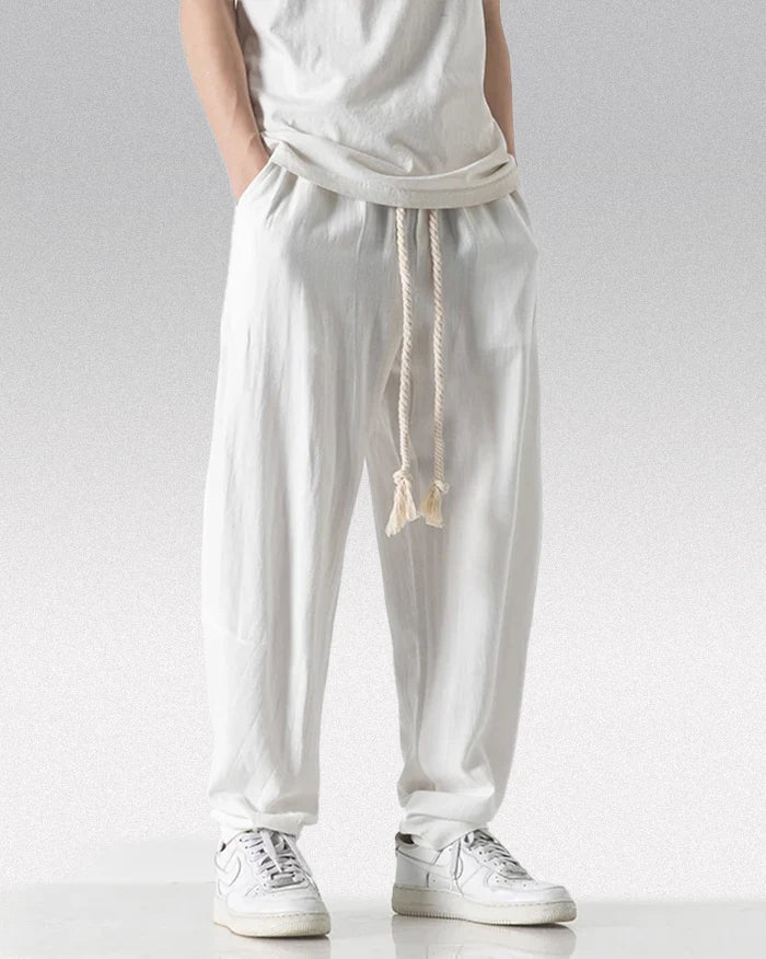 White harem pants ’Mino’ - TECHWEAR STORM™