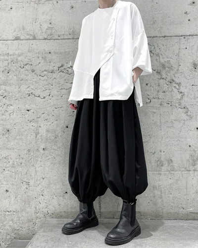 Wide leg harem pants ’Seki’ - TECHWEAR STORM™