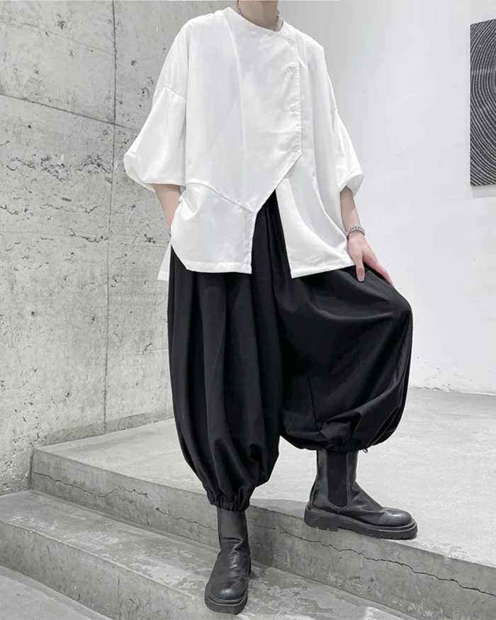 Wide leg harem pants ’Seki’ - TECHWEAR STORM™