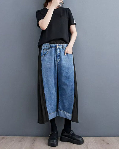 Wide leg jeans women ’Hagaya’ - TECHWEAR STORM™