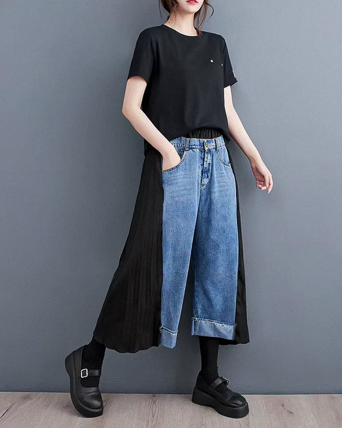 Wide leg jeans women ’Hagaya’ - TECHWEAR STORM™