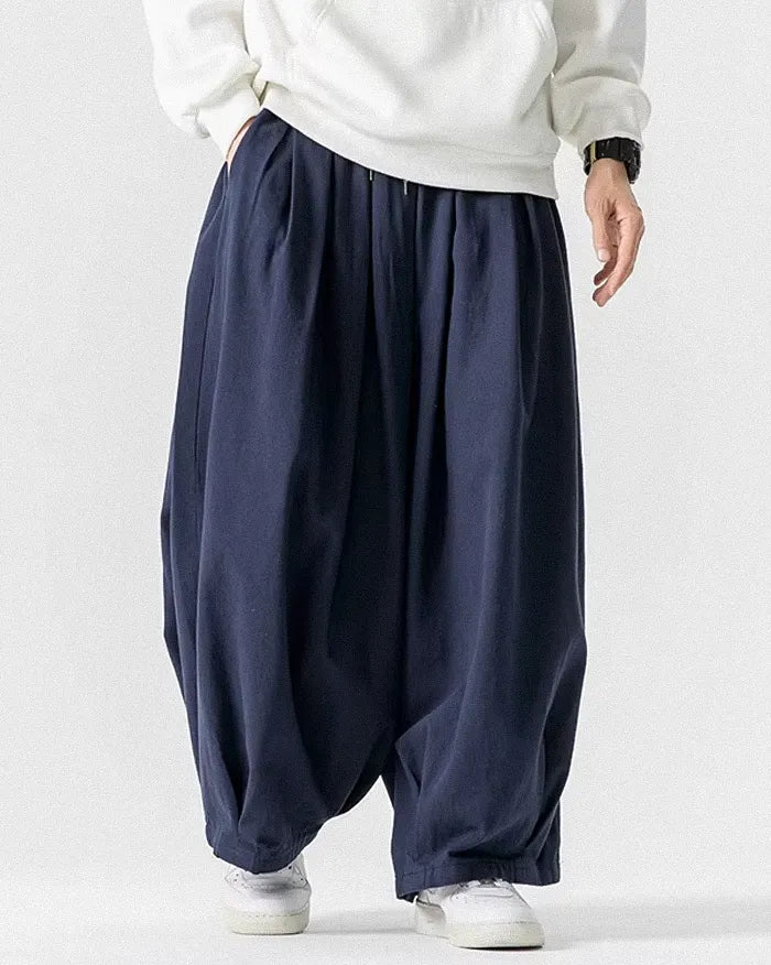 Wide leg trouser pants ’Roishi’ - TECHWEAR STORM™