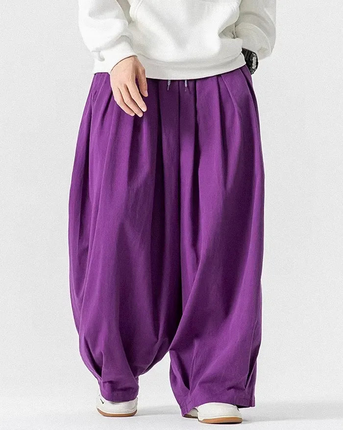 Wide leg trouser pants ’Roishi’ - TECHWEAR STORM™