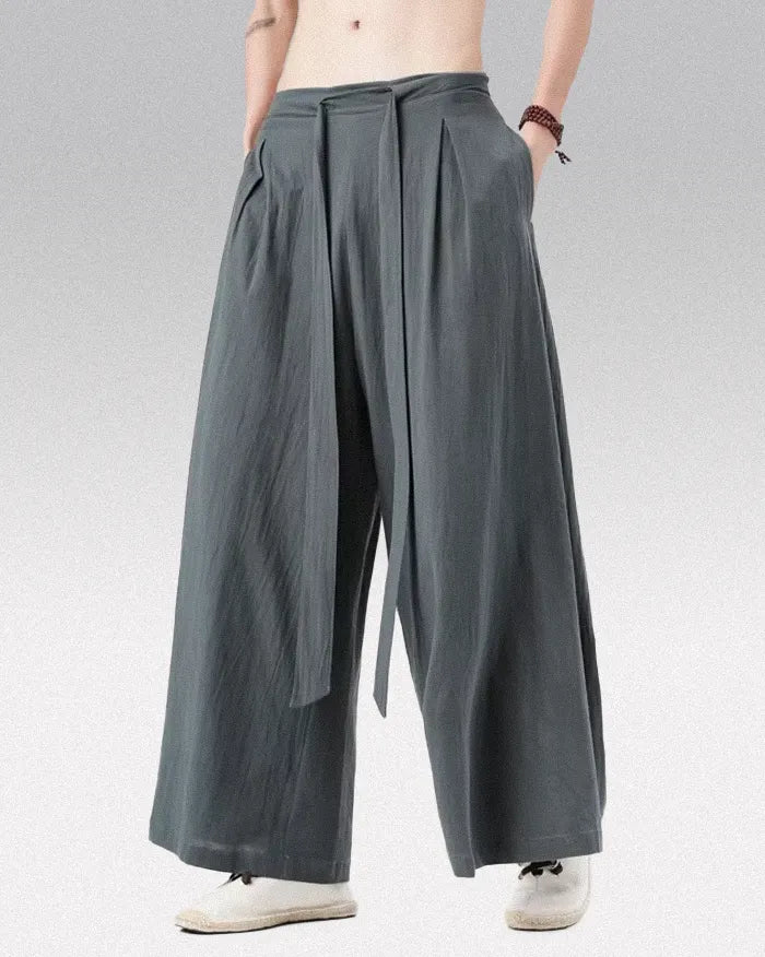 Wide-Leg Trousers ’Kugiro’ - TECHWEAR STORM™