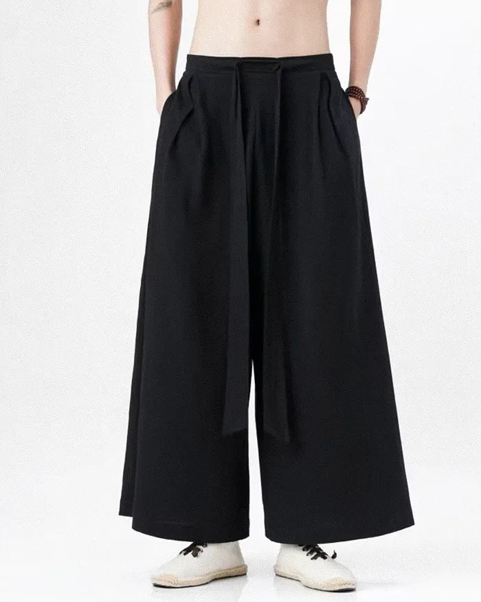 Wide-Leg Trousers ’Kugiro’ - TECHWEAR STORM™