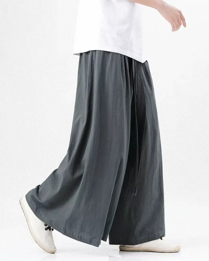 Wide-Leg Trousers ’Kugiro’ - TECHWEAR STORM™