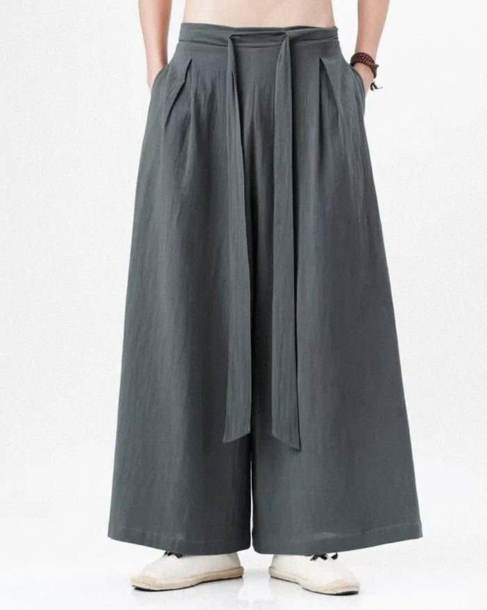 Wide-Leg Trousers ’Kugiro’ - TECHWEAR STORM™