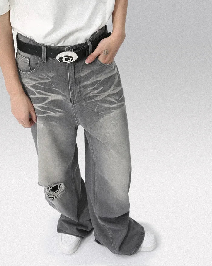 Wide leg y2k jeans "Oshu"