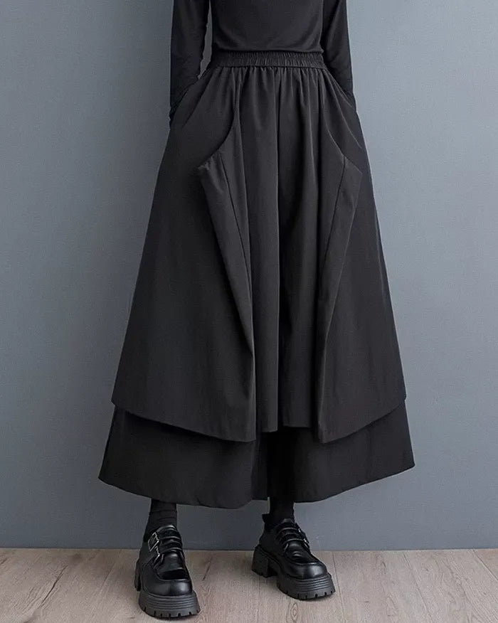 Wide legs pants women ’Yuto’ - TECHWEAR STORM™