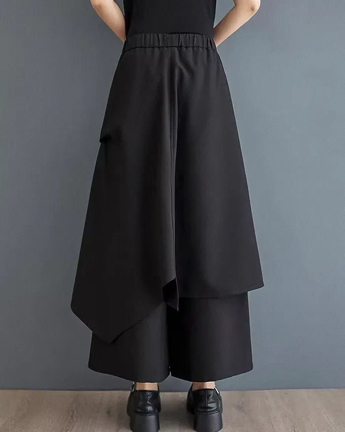 Women’s double layered hakama pants ’Yami’ - TECHWEAR STORM™