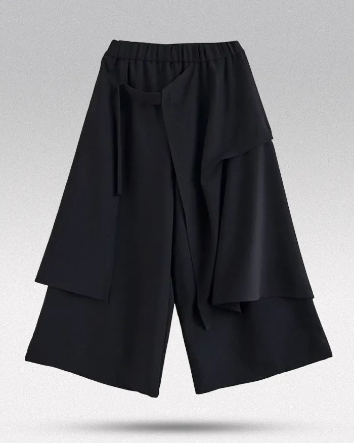 Women’s double layered hakama pants ’Yami’ - TECHWEAR STORM™