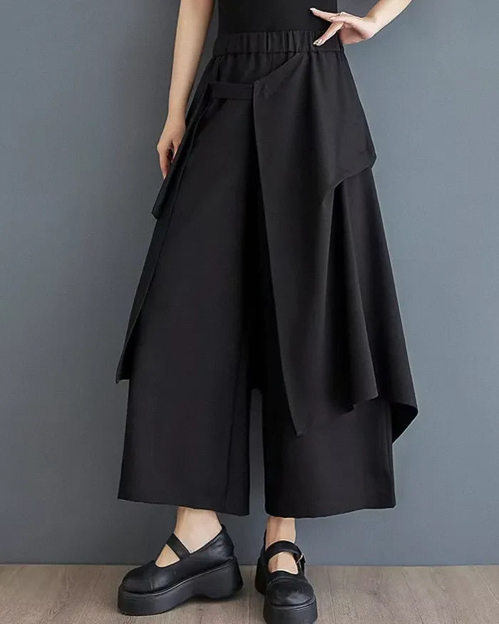 Women’s double layered hakama pants ’Yami’ - TECHWEAR STORM™